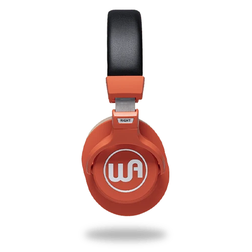 Warm Audio WAHRO, Orange closed-back headphone
