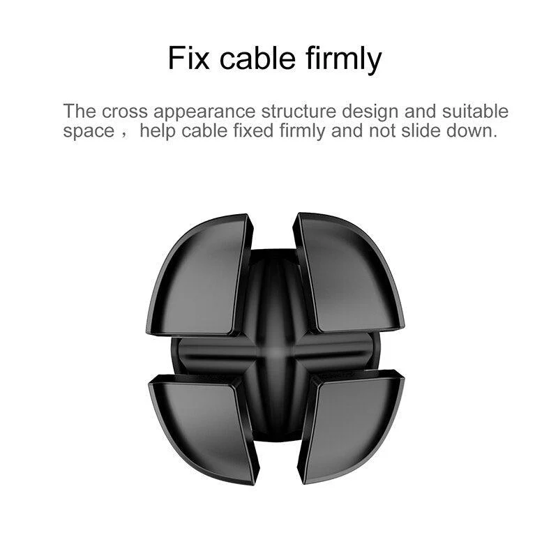 Flexible USB Kabelhalter Clips (3 Stk)