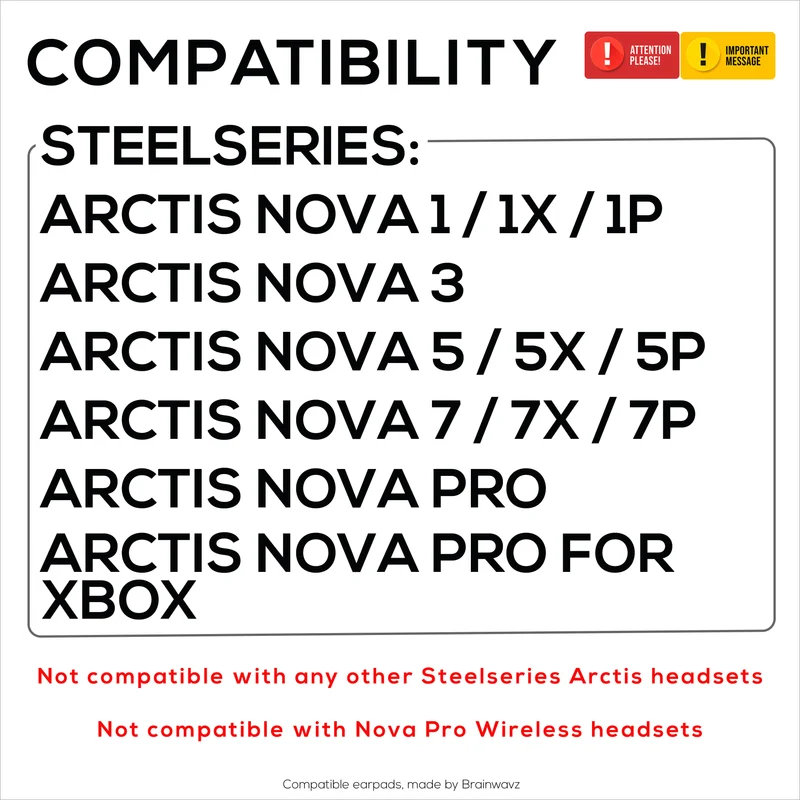 Pad Telinga Berlubang Pengganti untuk Steelseries Arctis Nova Siri 1/P/X 3 5/P/X 7/P/X PRO & PRO untuk Fon Kepala XBox, Kulit PU Bernafas + Busa Memori