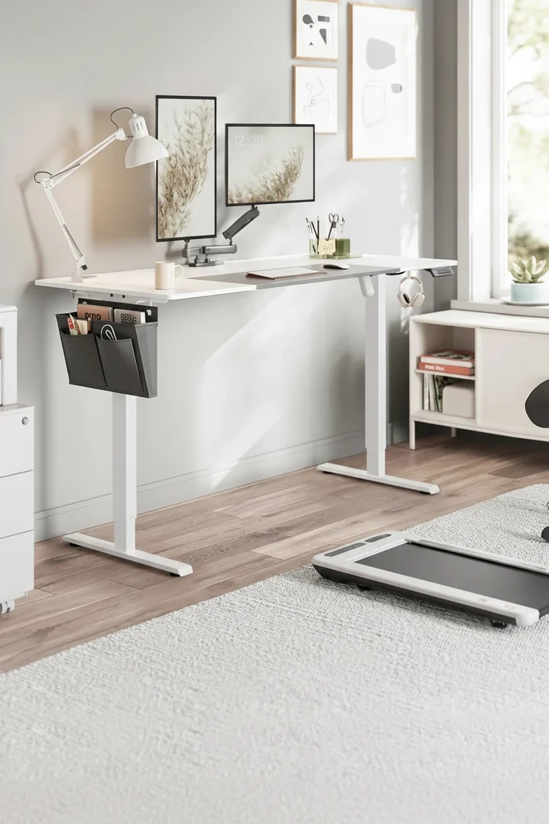 SONGMICS Elektrischer Schreibtisch höhenverstellbar – 70×160 cm mit Memory-Funktion