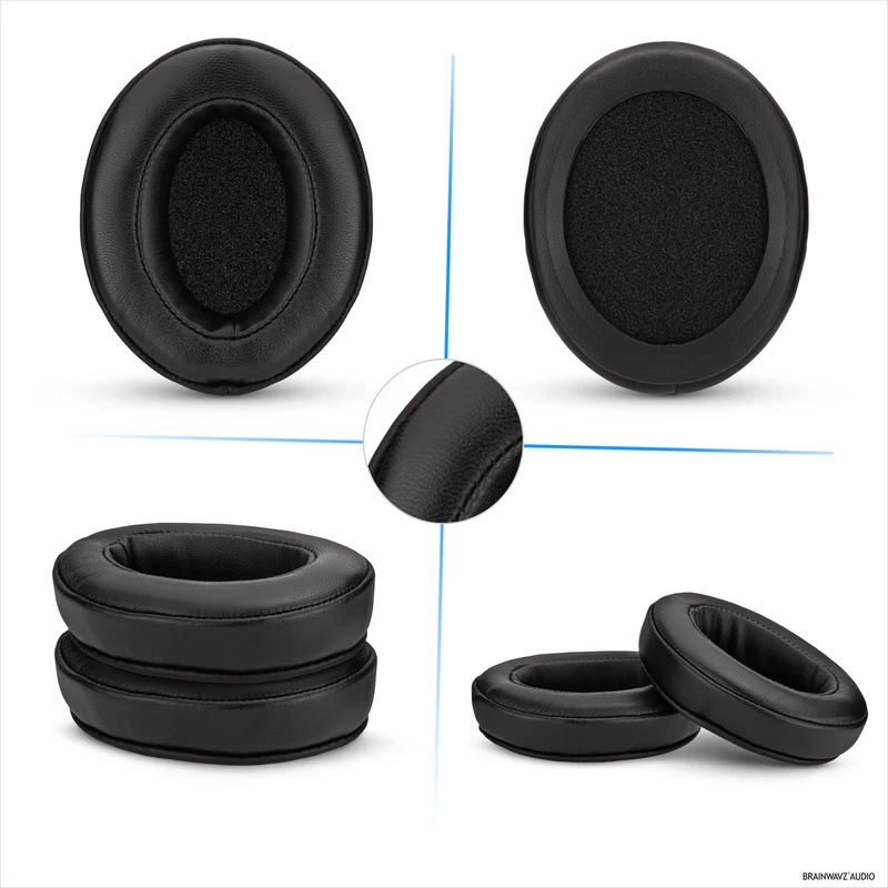 Ersatz-Ohrpolster aus Leder für Steelseries Arctis Nova Serie 1/P/X 3 5/P/X 7/P/X PRO & PRO für Xbox-Headsets, weiches Echtleder + Memory-Schaum