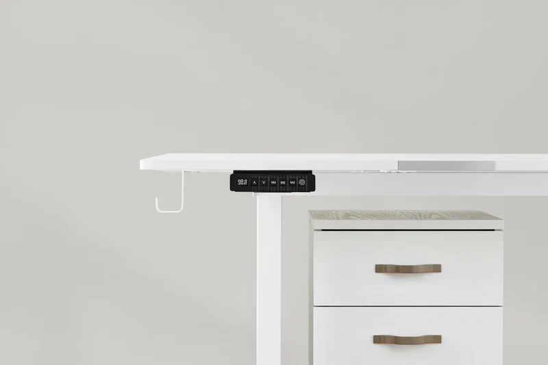 SONGMICS Elektrischer Schreibtisch höhenverstellbar – 60×120 cm mit Memory-Funktion