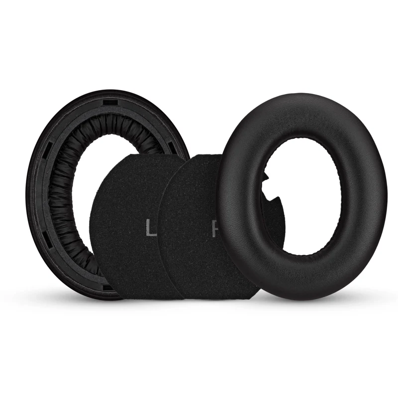 Pad Telinga Pengganti untuk Fon Kepala Sennheiser Momentum 4 - Kulit Asli Lembut + Buih Memori untuk Keselesaan Tambahan