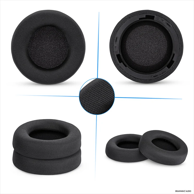 Ohrpolster aus atmungsaktivem Mesh-Gewebe für das kabelgebundene Corsair Virtuoso PRO Headset – weicher Memory-Schaum