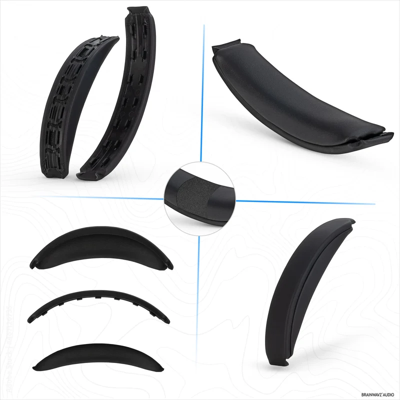 Ersatz-Kopfbügel aus PU-Leder für Bose QuietComfort QC45, QCSC, QC Wireless-Kopfhörer – Kopfpolster für optimalen Tragekomfort und perfekten Sitz