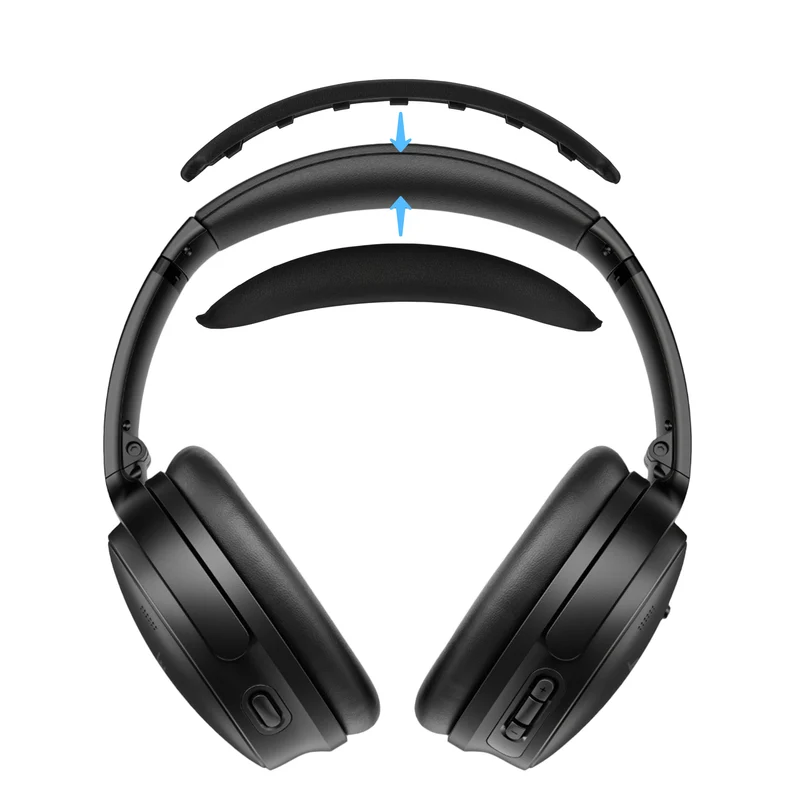 Ersatz-Kopfbügel aus PU-Leder für Bose QuietComfort QC45, QCSC, QC Wireless-Kopfhörer – Kopfpolster für optimalen Tragekomfort und perfekten Sitz