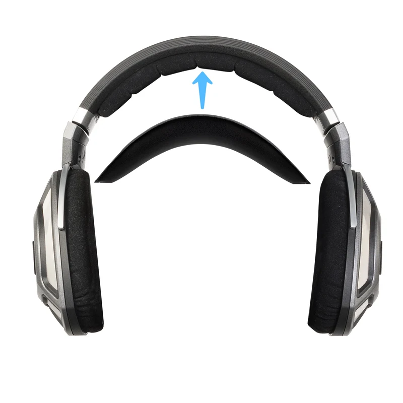 Ersatz-Kopfbügel aus PU-Leder für SENNHEISER HD700 Kopfhörer – Kopfpolster für das Headset – Einfache Montage, verbesserter Tragekomfort und optimale Passform