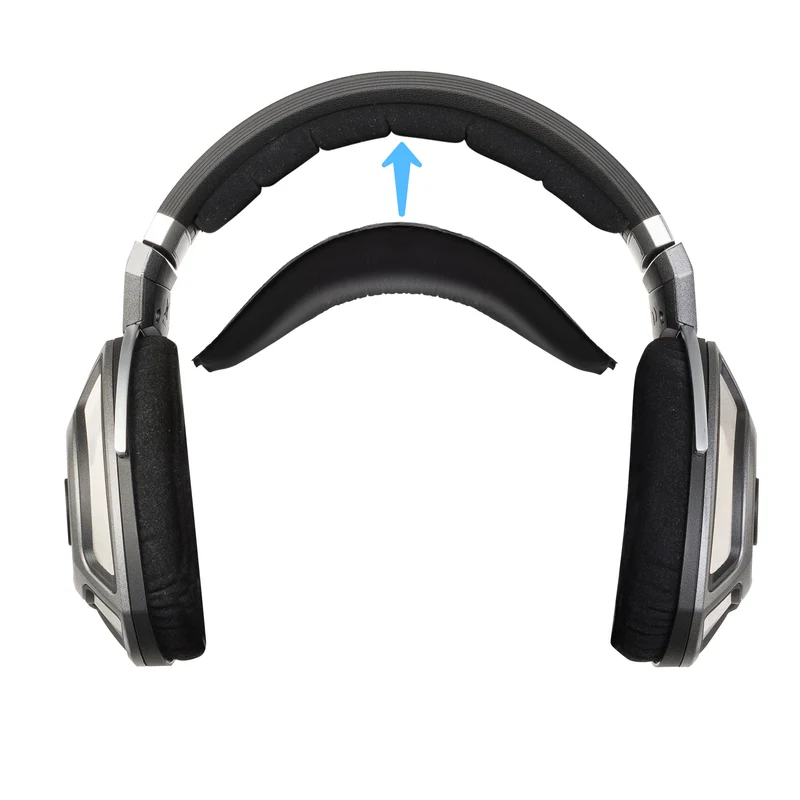 Ersatz-Kopfbügel aus weichem Leder für SENNHEISER HD700 Kopfhörer – Kopfpolster für das Headset – Einfache Montage, verbesserter Tragekomfort und optimale Passform