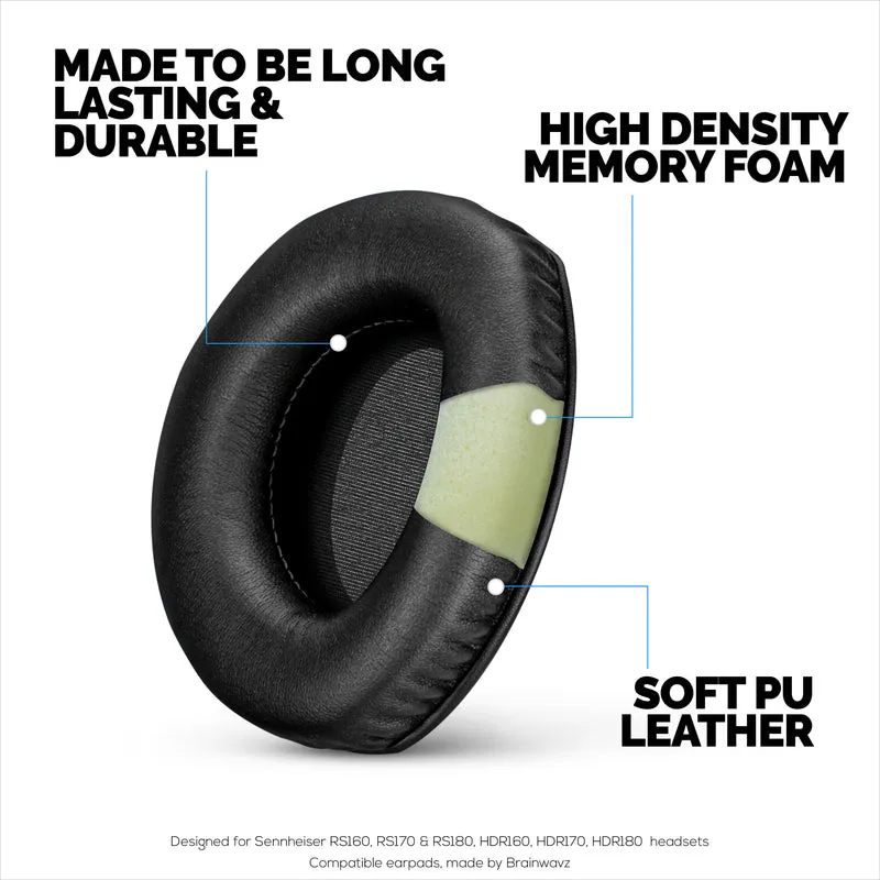 Ersatz-Ohrpolster für Sennheiser RS160, RS170, RS180, HDR160, HDR170 und HDR180 Kopfhörer