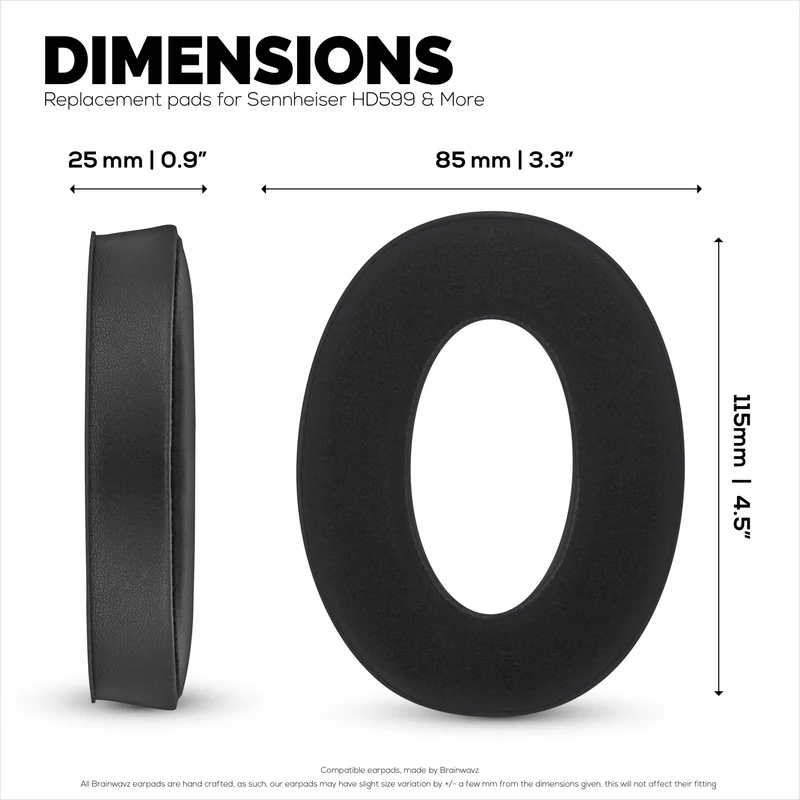 Pad Telinga Hibrid untuk Fon Kepala Sennheiser HD598 (CS/SE/SR) HD599 HD558 HD518 HD595 HD569 HD579 HD560 HD555 HD515 HD559. Kusyen Permainan Gel Penyejuk Busa Memori Tebal