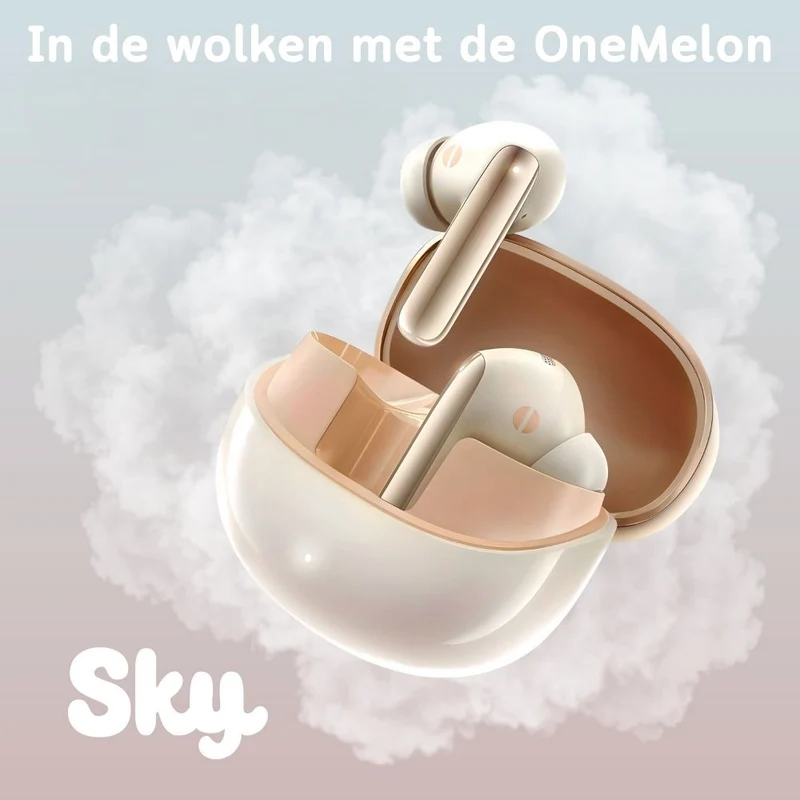 OneMelon Sky – Kabellose Ohrhörer – ANC-Geräuschunterdrückung – Multipoint – Mit Mikrofon
