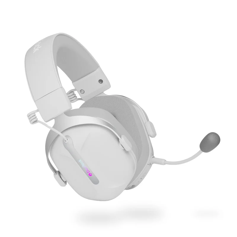 DunRock GG – Kabelloses Gaming-Headset – 2.4 GHz + Bluetooth + Kabel – Virtueller 7.1-Surround-Sound – Kopfhörer mit 80-µm-Akku