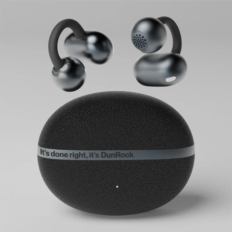 DunRock Clip – Bluetooth-Ohrhörer mit Ohrclips – Offenes Ohr