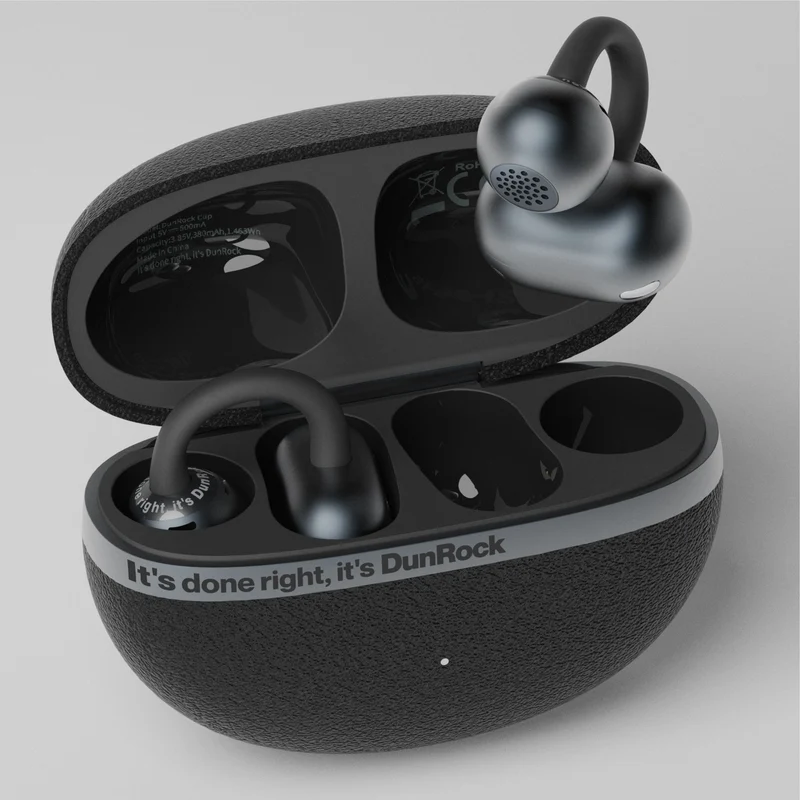 DunRock Clip – Bluetooth-Ohrhörer mit Ohrclips – Offenes Ohr