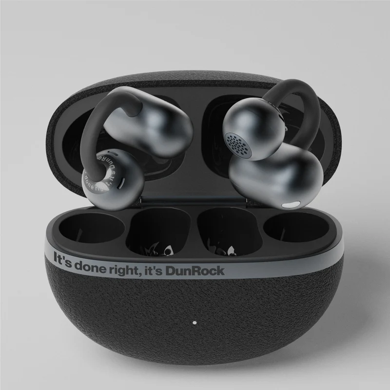 DunRock Clip – Bluetooth-Ohrhörer mit Ohrclips – Offenes Ohr