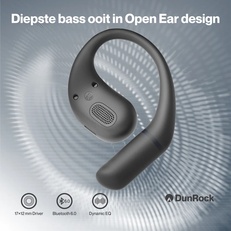 DunRock Air – Offene Bluetooth-Ohrhörer mit Ohrbügel