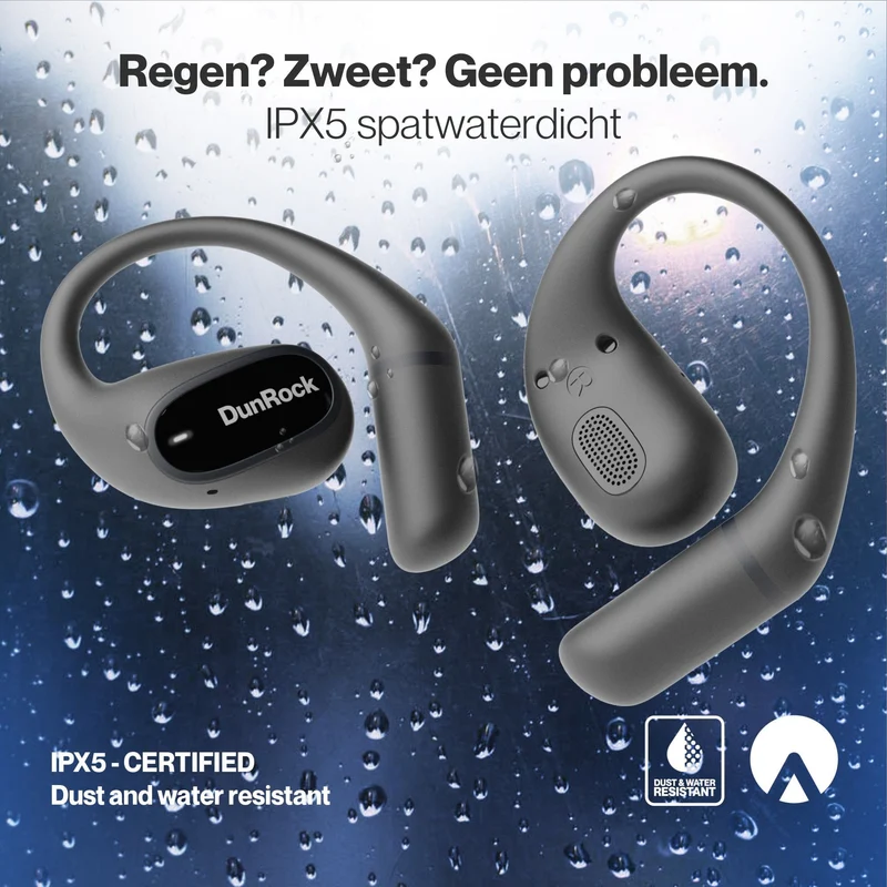 DunRock Air – Offene Bluetooth-Ohrhörer mit Ohrbügel