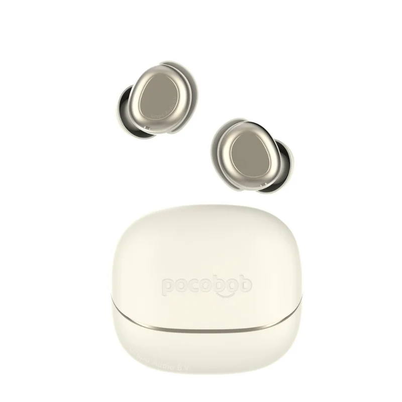 pocobob® Z - Kabellose Ohrhörer - Ultraklein - Mit App - In-Ear-Kopfhörer - Auch zum Schlafen - Mit Mikrofon