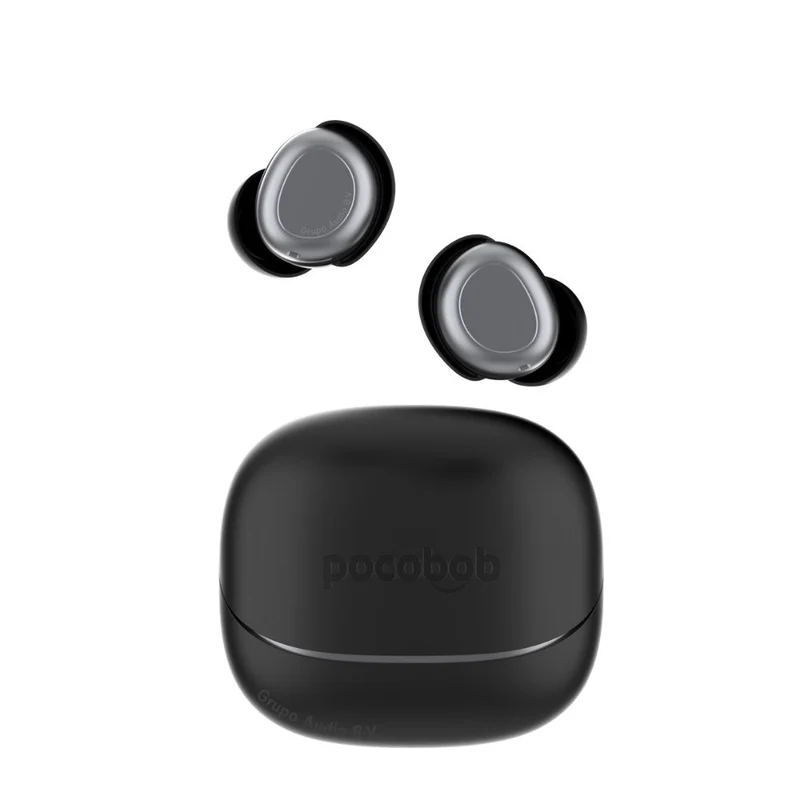 pocobob® Z - Kabellose Ohrhörer - Ultraklein - Mit App - In-Ear-Kopfhörer - Auch zum Schlafen - Mit Mikrofon