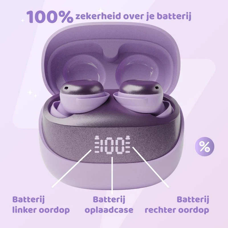 pocobob® Z - Kabellose Ohrhörer - Ultraklein - Mit App - In-Ear-Kopfhörer - Auch zum Schlafen - Mit Mikrofon