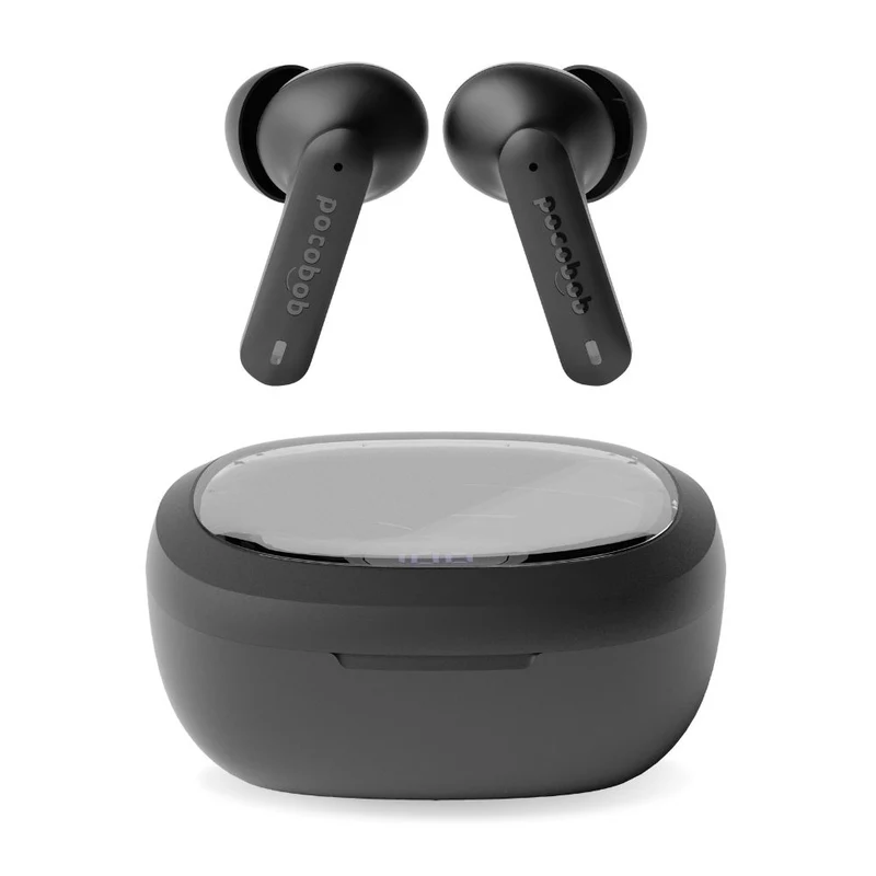 pocobob® 8 - Kabellose Ohrhörer mit Stiel - In-Ear-Kopfhörer - Mit Mikrofon - Mit APP