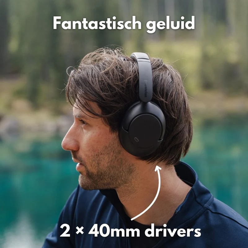 OneMelon® Horizon – Kabelloser Over-Ear-Bluetooth-Kopfhörer mit Noise Cancelling (ANC), Multipoint & Mikrofon – 55-Stunden-Akku – OneMelon-App