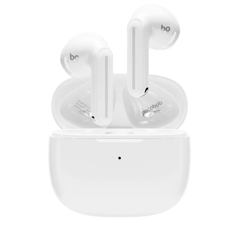 pocobob® GO2 – Kabellose Ohrhörer – Halb-In-Ear – Mit Mikrofon