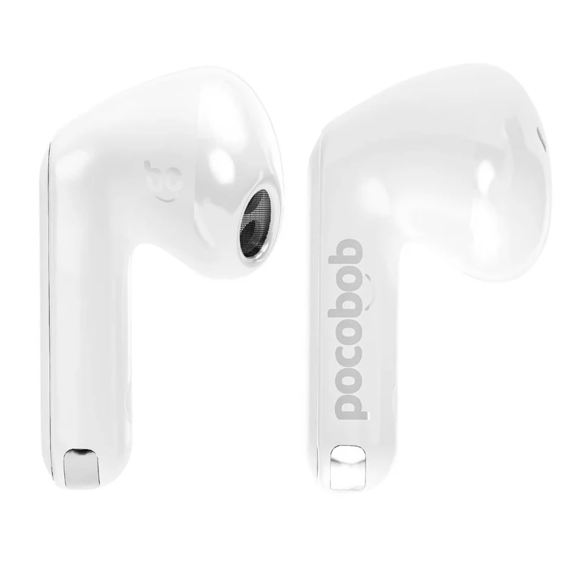 pocobob® GO2 – Kabellose Ohrhörer – Halb-In-Ear – Mit Mikrofon
