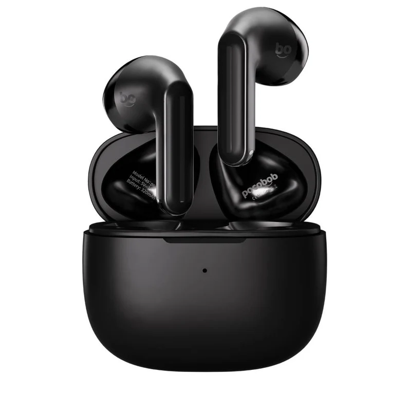 pocobob® GO2 – Kabellose Ohrhörer – Halb-In-Ear – Mit Mikrofon