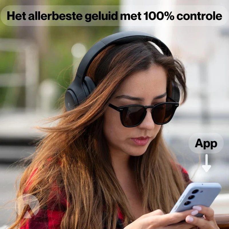 DunRock® Halo – Kabellose Kopfhörer – ANC und Multipoint – DunRock-App für iOS und Android – Mit Mikrofon