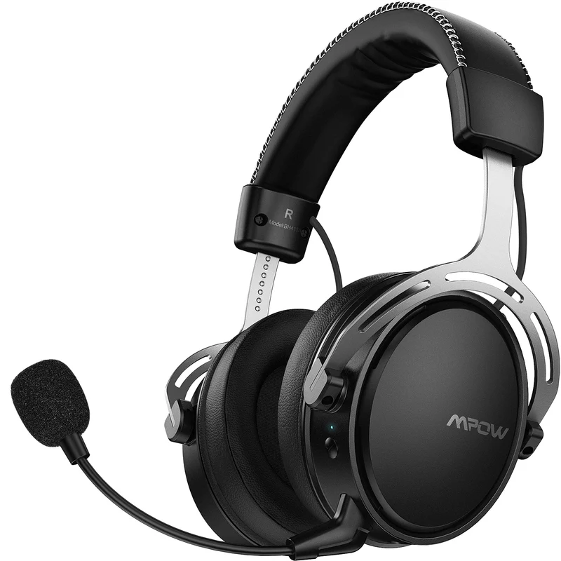 MPOW BH415 Air 2.4G Wireless Gaming Headset Silber