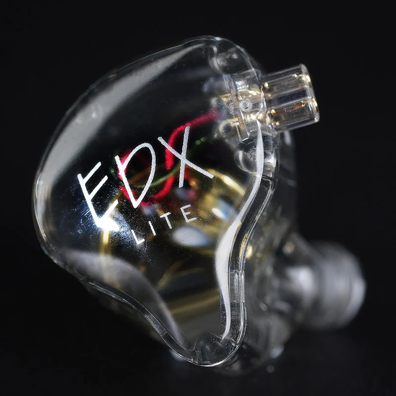 【KZ EDX Lite】 Super-Linear Dynamic In-Ear Monitor – 20Hz-40kHz, 0.75mm 2-Pin, 3.5mm Gold-Plated, Professional OFC Cable, HD Mic