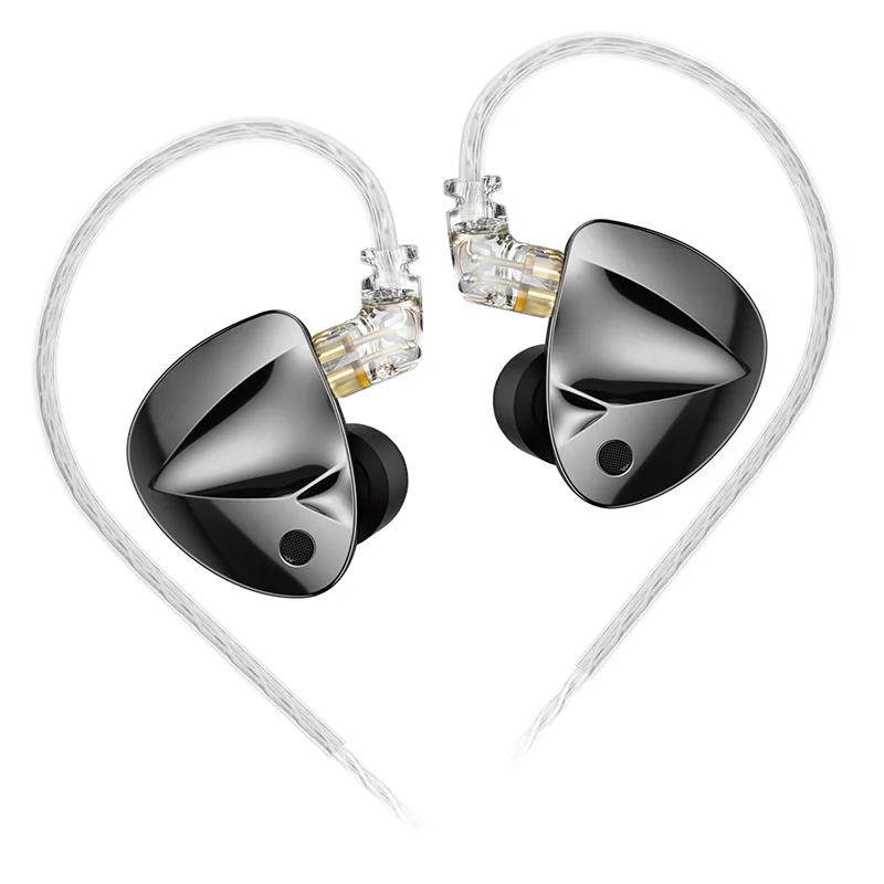 【KZ D-Fi——Clearance】 Flagship Dynamic In-Ear Monitor – 10mm Dual-Magnetic Dual-Cavity DD, Zobel Network Circuit, 4-Key Tunable Version (16 Tuning Styles),
