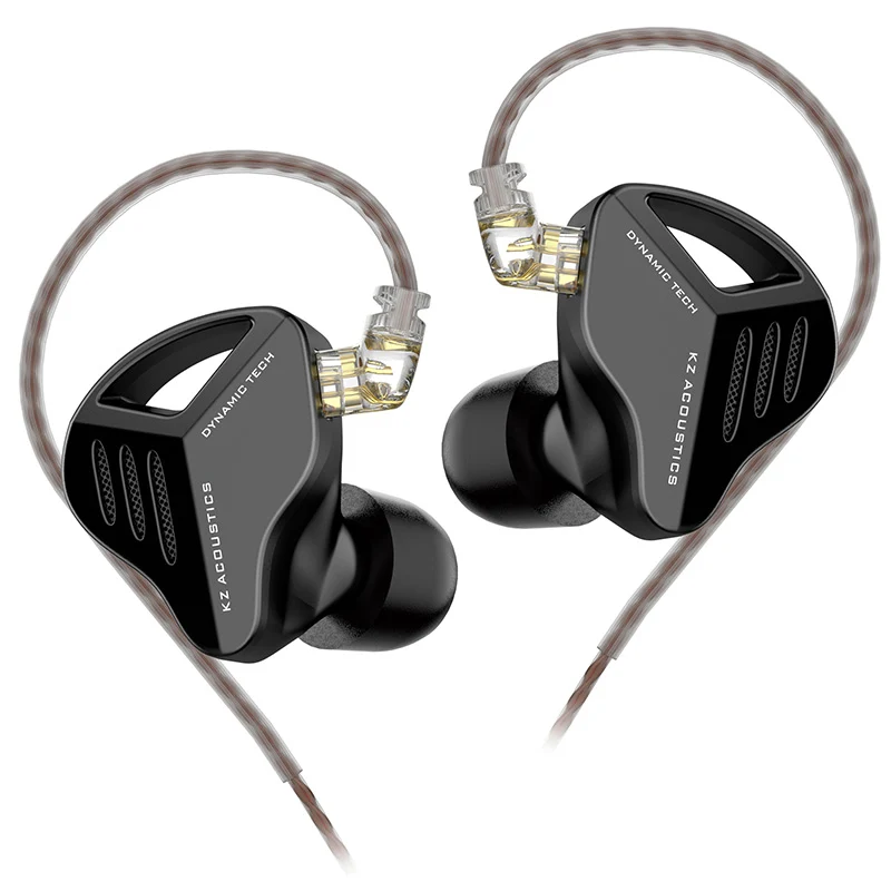 【KZ ZVX——Clearance】In-ear Earphones HiFi 0.75mm 2PIN OFC Flat Cable Detachable Earphone IEM