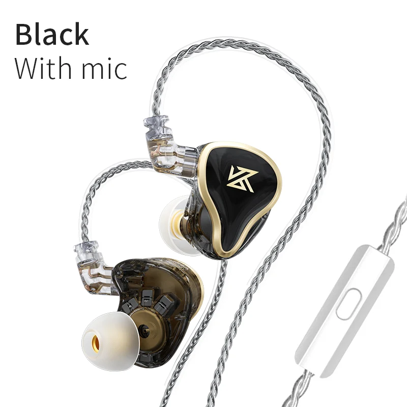 【KZ ZAS——Clearance】 Flagship 16-Unit Hybrid In-Ear Monitor – 10mm Dual Magnetic DD + 7 BAs (50024s ×3 + 30019 ×1 + 30019 High-Frequency BA), 200-Core Silver-Plated Cable
