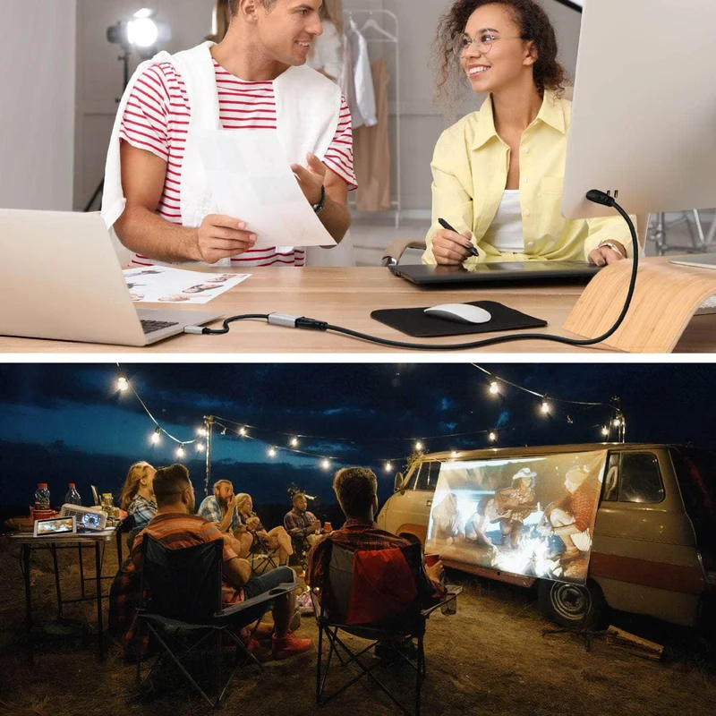 USB-C- auf HDMI-Adapter, 15 cm, für 4K bei 60 Hz