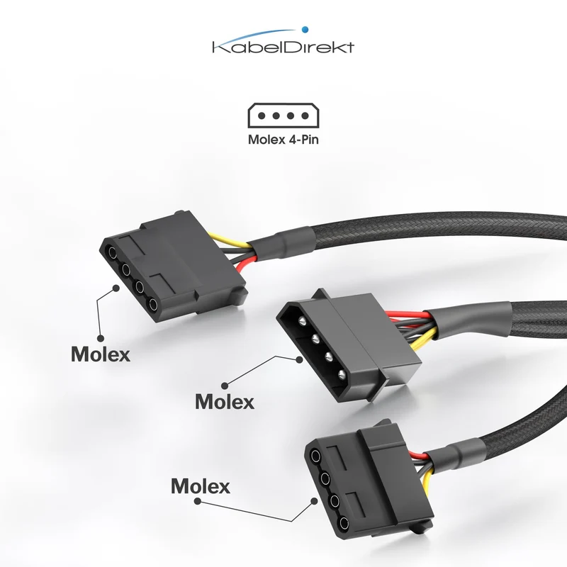PC Kabel – Molex Y-Stromkabel