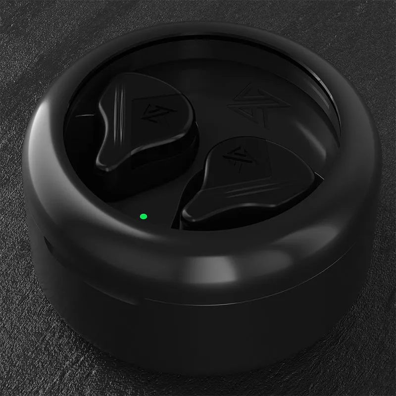 【KZ VXS——Clearance 】TWS Bluetooth 5.2 Earphones – Qualcomm QCC3040 Chip, aptX Lossless, 40ms Game Mode, CVC Noise Reduction, 10mm Custom DD, 25H Total Battery, Type-C (Immersive Sound, Low Latency Gaming, Wireless Freedom)