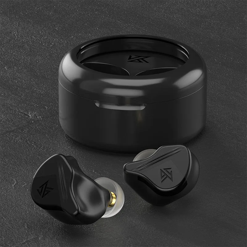 【KZ VXS——Clearance 】TWS Bluetooth 5.2 Earphones – Qualcomm QCC3040 Chip, aptX Lossless, 40ms Game Mode, CVC Noise Reduction, 10mm Custom DD, 25H Total Battery, Type-C (Immersive Sound, Low Latency Gaming, Wireless Freedom)