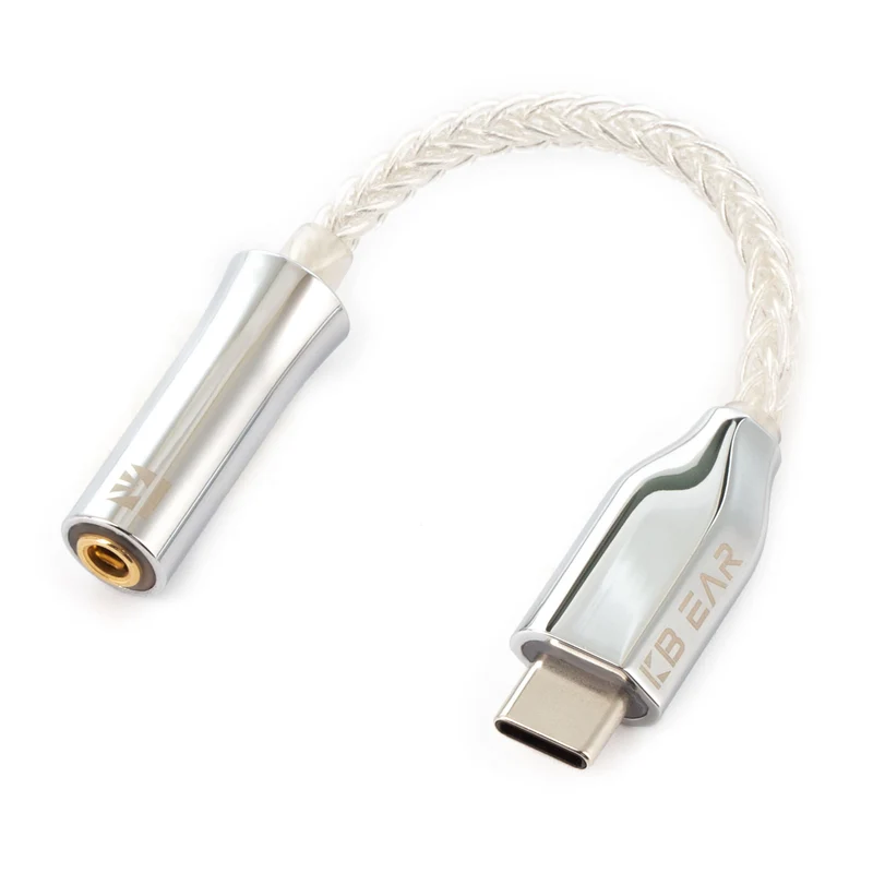 【KBEAR T2——Clearance】 Digital Decoding Adapter Type C to 3.5mm DAC