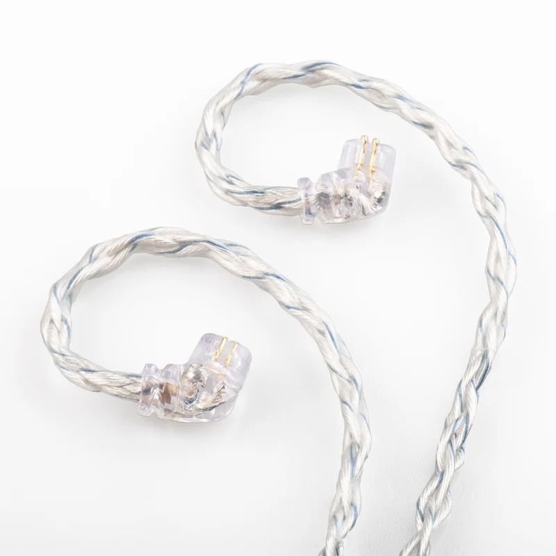 【KBEAR ST9——Clearance】8-Core 4N OFC Silver-Plated Upgraded IEM Cable – 20AWG, 784 Strands