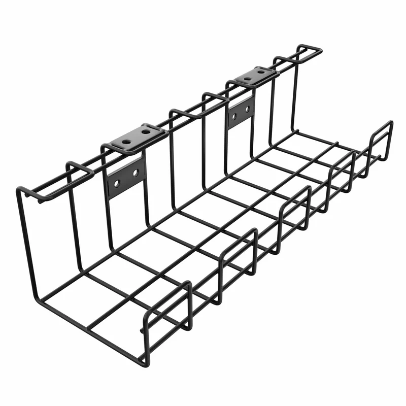 KD Essentials – Kabelkorb aus Metall, Größe M, schraubbar, 2er Set – Kabelhalterung & Kabelwanne