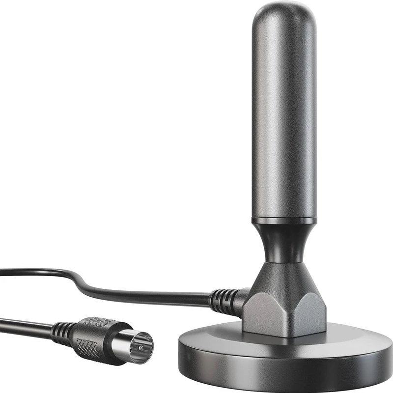 DVB-T/T2-Antenne - TV- und Radio-Empfang - 3 m Kabellänge - massive Version