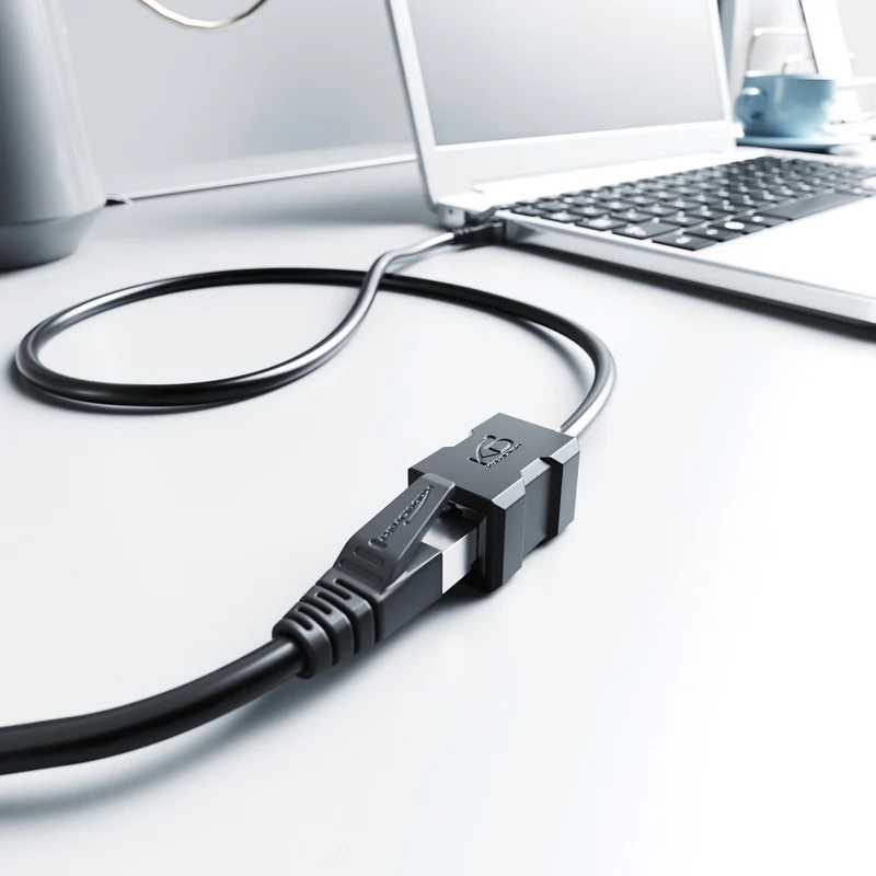 Cat 7 Netzwerkverlängerung mit RJ45-Buchse – 10 Gigabit Ethernet, LAN & Patch Kabel
