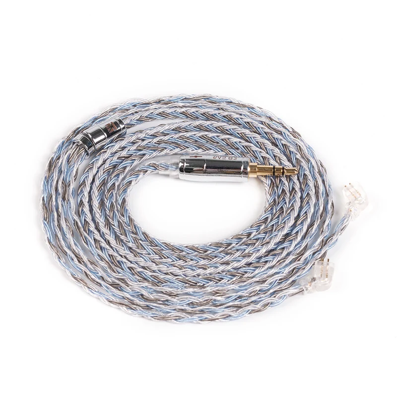 【KBEAR Thorough——Clearance】 16-Core Silver-Plated Upgraded IEM Cable– Flagship Acoustic Technology, Transparent Sound, Enhanced Bass Control