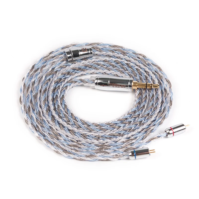 【KBEAR Thorough——Clearance】 16-Core Silver-Plated Upgraded IEM Cable– Flagship Acoustic Technology, Transparent Sound, Enhanced Bass Control