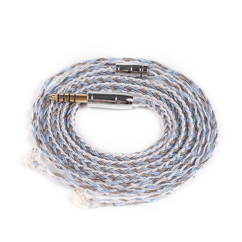【KBEAR Thorough——Clearance】 16-Core Silver-Plated Upgraded IEM Cable– Flagship Acoustic Technology, Transparent Sound, Enhanced Bass Control