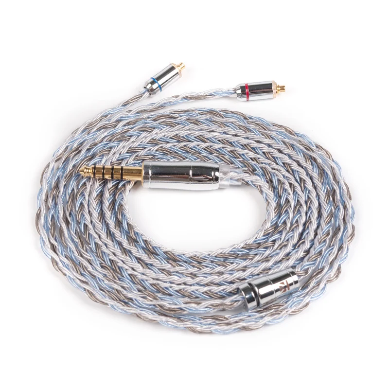 【KBEAR Thorough——Clearance】 16-Core Silver-Plated Upgraded IEM Cable– Flagship Acoustic Technology, Transparent Sound, Enhanced Bass Control