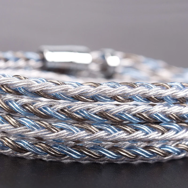 【KBEAR Thorough——Clearance】 16-Core Silver-Plated Upgraded IEM Cable– Flagship Acoustic Technology, Transparent Sound, Enhanced Bass Control