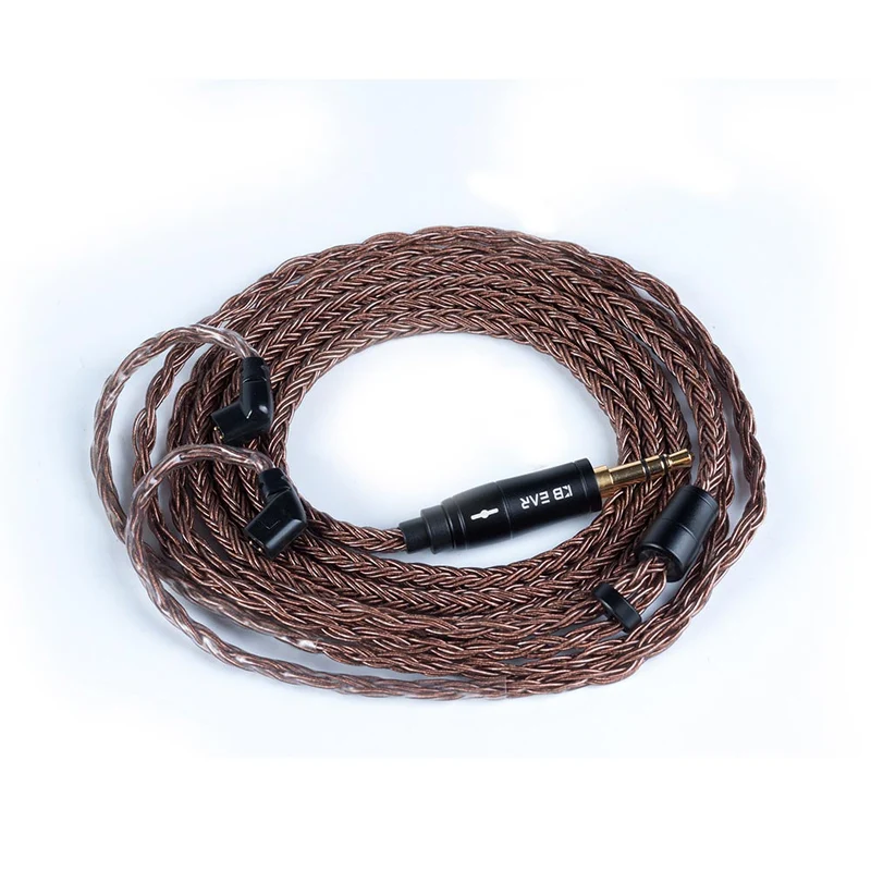 【KBEAR 4841】16 Strands OFC Upgraded Cables for HIFI IEM Headphones in Ear Monitors Earphones